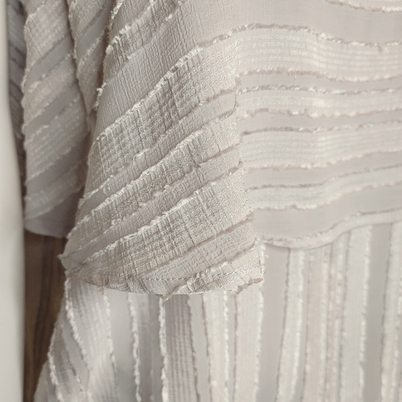 ELODIE RIBBON TIE LAYERED CAMI, BLUE NWT L - Picture 4 of 9